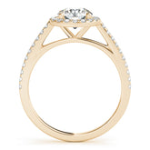 Halo Diamond Engagement Ring